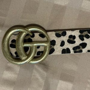 Leopard Belt fits up to size 10/12